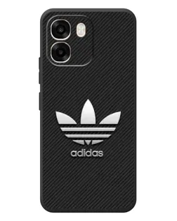 Чохол для OPPO A6 з картинкою «Adidas Карбонова текстура»