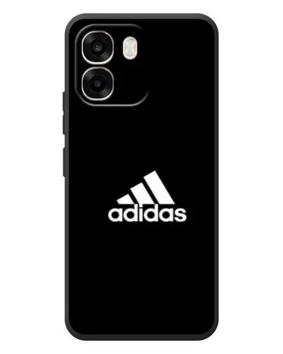 Чохол для OPPO A6 з картинкою «Чорна класика Adidas»