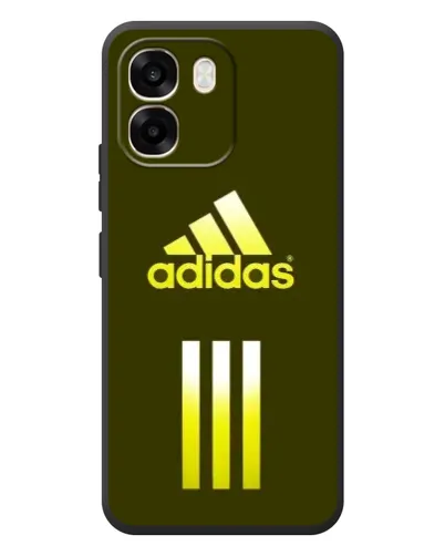 Чохол для OPPO A6 з картинкою «Оливковий градієнт Adidas»