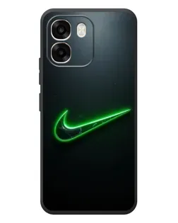 Чохол для OPPO A6 з картинкою «Неоновий контур Nike»