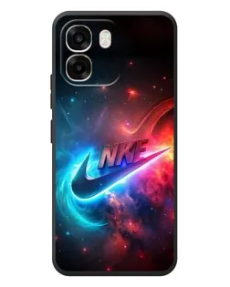 Чохол для OPPO A6 з картинкою «Вогняний логотип Nike»