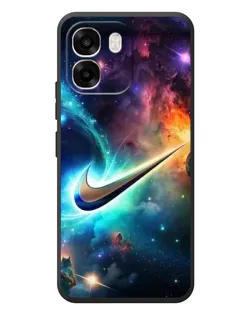 Чохол для OPPO A6 з картинкою «Космічний Nike Swoosh»