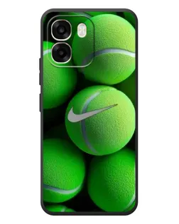 Чохол для OPPO A6 з картинкою «Тенісні м'ячі Найк»