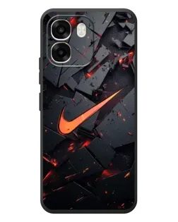 Чохол для OPPO A6 з картинкою «Nike — ефект розломів»