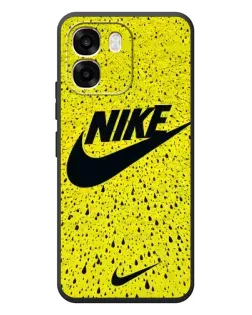 Чохол для OPPO A6 з картинкою «Жовтий текстурний Nike»
