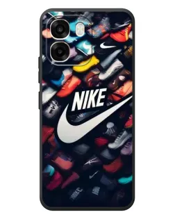Чохол для OPPO A6 з картинкою «Колекція кросівок Nike»