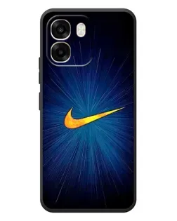 Чохол для OPPO A6 з картинкою «Синій пульс Nike»