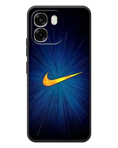 Чехол для OPPO A6 с картинкой «Синий пульс Nike» Чехол для OPPO A6 с картинкой «Синий пульс Nike»