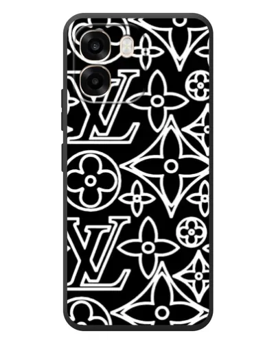 Чохол для OPPO A6 з картинкою «Чорно-білий візерунок LV» Чохол для OPPO A6 з картинкою «Чорно-білий візерунок LV»