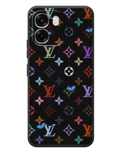 Чохол для OPPO A6 з картинкою «Кольорова монограма LV»