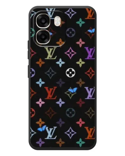 Чохол для OPPO A6 з картинкою «Кольорова монограма LV» Чохол для OPPO A6 з картинкою «Кольорова монограма LV»