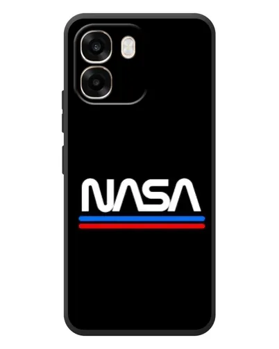 Чохол для OPPO A6 з картинкою «NASA — класика Red Blue»