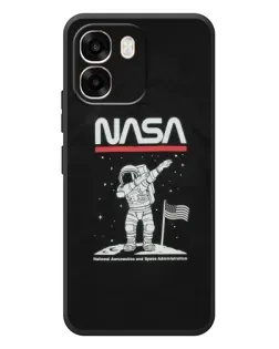 Чохол для OPPO A6 з картинкою «NASA — крокуємо по Місяцю»