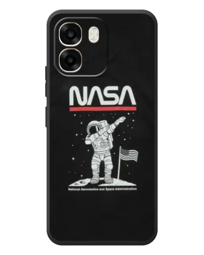 Чохол для OPPO A6 з картинкою «NASA — крокуємо по Місяцю»