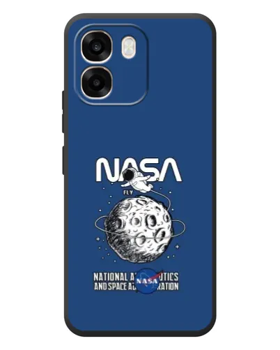 Чохол для OPPO A6 з картинкою «NASA — місячна місія»