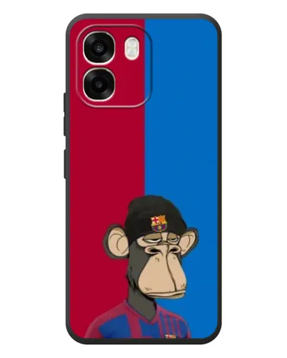Чохол для OPPO A6 з картинкою «Bored Ape — фанат Барси»