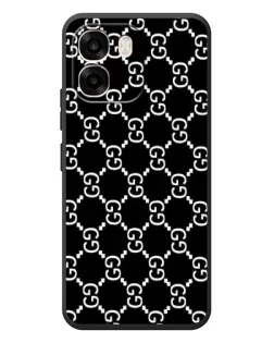 Чохол для OPPO A6 з картинкою «Gucci — сітчастий паттерн»