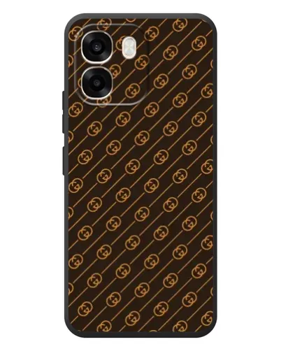 Чохол для OPPO A6 з картинкою «Gucci — золоті діагоналі» Чохол для OPPO A6 з картинкою «Gucci — золоті діагоналі»
