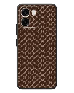 Чохол для OPPO A6 з картинкою «Gucci — шоколадна сітка» Чохол для OPPO A6 з картинкою «Gucci — шоколадна сітка»