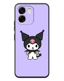 Чехол для OPPO A6 с картинкой «Kuromi — нежный фиолетовый»