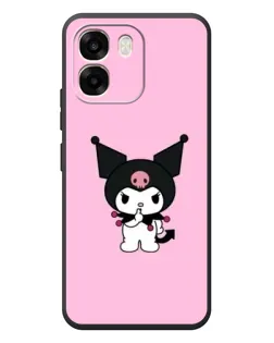 Чехол для OPPO A6 с картинкой «Kuromi — розовая нежность»