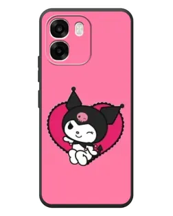 Чехол для OPPO A6 с картинкой «Kuromi — любовь в сердце»