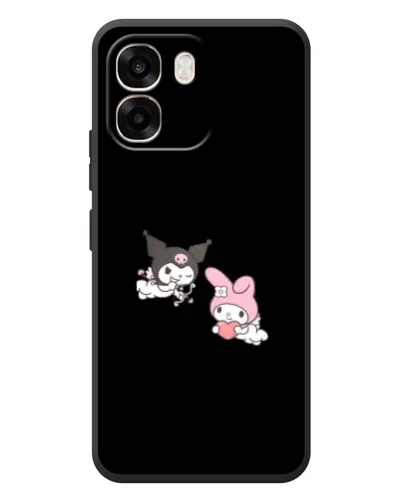 Чехол для OPPO A6 с картинкой «My Melody и Kuromi»