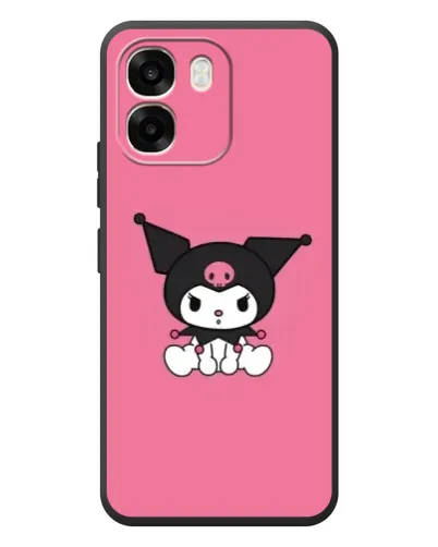 Чехол для OPPO A6 с картинкой «Хмурая Kuromi»
