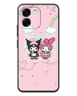 Чехол для OPPO A6 с картинкой «My Melody и Kuromi»