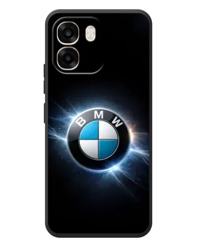 Чохол для OPPO A6 з картинкою «BMW — неонове сяйво»