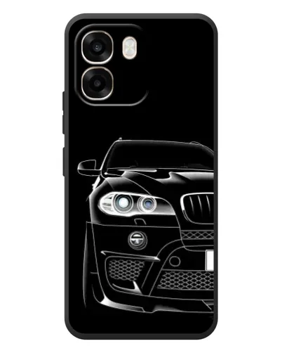 Чохол для OPPO A6 з картинкою «Темний силует BMW»