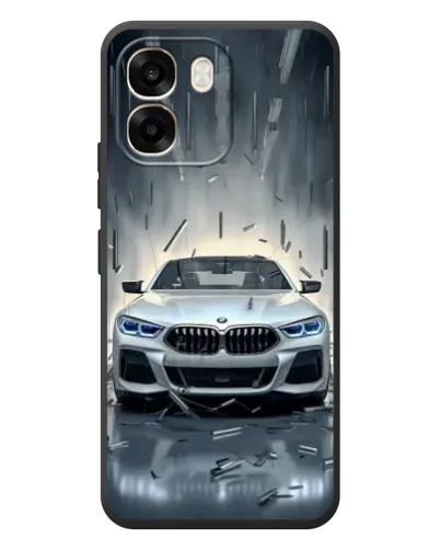 Чохол для OPPO A6 з картинкою «BMW у світлі фар»
