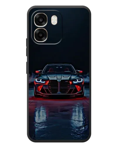 Чохол для OPPO A6 з картинкою «BMW на мокрій дорозі»
