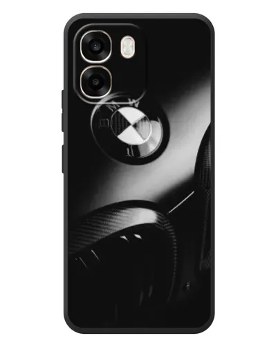 Чохол для OPPO A6 з картинкою «Емблема BMW — макро»