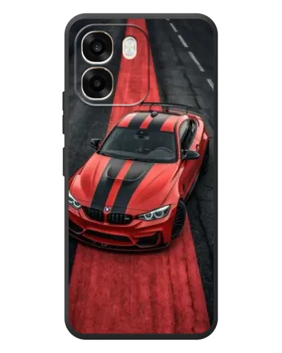 Чохол для OPPO A6 з картинкою «BMW на червоній доріжці»
