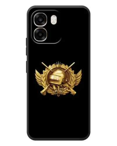 Чохол для OPPO A6 з картинкою «PUBG — помаранчевий градієнт»