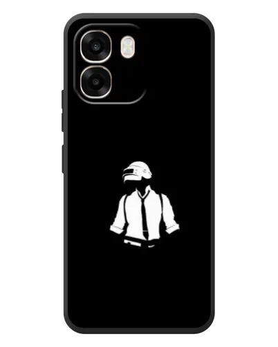 Чохол для OPPO A6 з картинкою «PUBG — білий шолом»