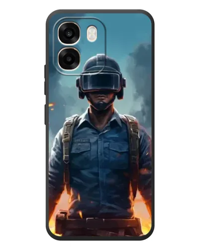 Чохол для OPPO A6 з картинкою «PUBG — реалістичний герой»