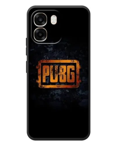 Чохол для OPPO A6 з картинкою «PUBG — золотий логотип»