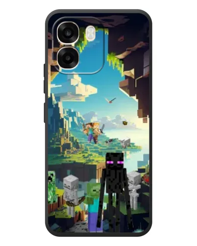 Чохол для OPPO A6 з картинкою «Ендермен у лісі» Чохол для OPPO A6 з картинкою «Ендермен у лісі»