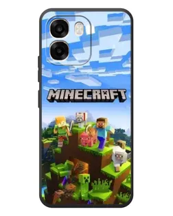 Чохол для OPPO A6 з картинкою «Minecraft класичний світ»