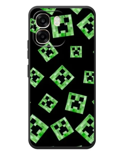 Чохол для OPPO A6 з картинкою «Паттерн з кріперами» Чохол для OPPO A6 з картинкою «Паттерн з кріперами»