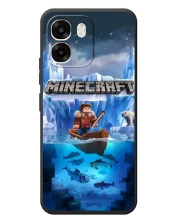 Чохол для OPPO A6 з картинкою «Minecraft льодянийсвіт»