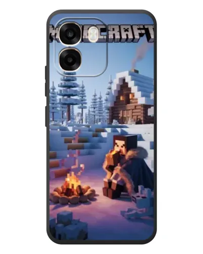 Чохол для OPPO A6 з картинкою «Зимовий Minecraft» Чохол для OPPO A6 з картинкою «Зимовий Minecraft»
