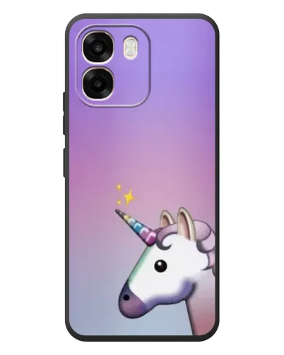 Чехол для OPPO A6 с картинкой «Единорог градиент»