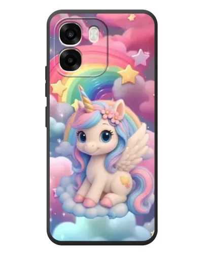 Чехол для OPPO A6 с картинкой «Маленький единорог»