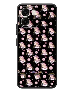 Чехол для OPPO A6 с картинкой «Magic Unicorn паттерн»