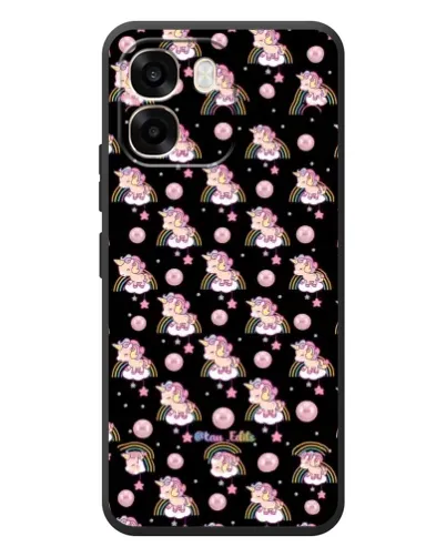 Чехол для OPPO A6 с картинкой «Magic Unicorn паттерн»