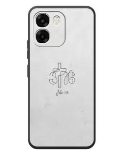 Чохол для OPPO A6 з картинкою «Івана 3:16 Хрест» Чохол для OPPO A6 з картинкою «Івана 3:16 Хрест»