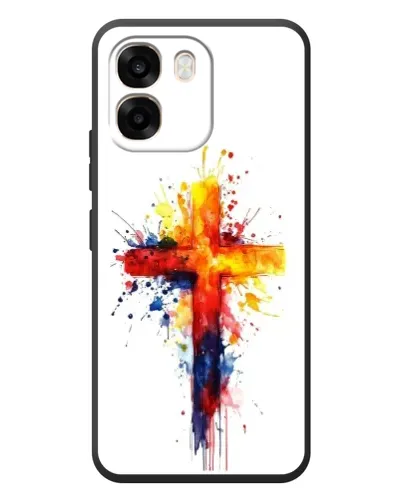 Чохол для OPPO A6 з картинкою «Акварельний хрест»